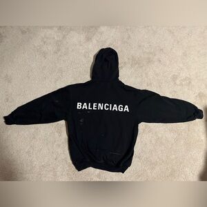 Balenciaga Black Hoodie